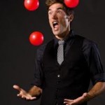Josh Casey juggling
